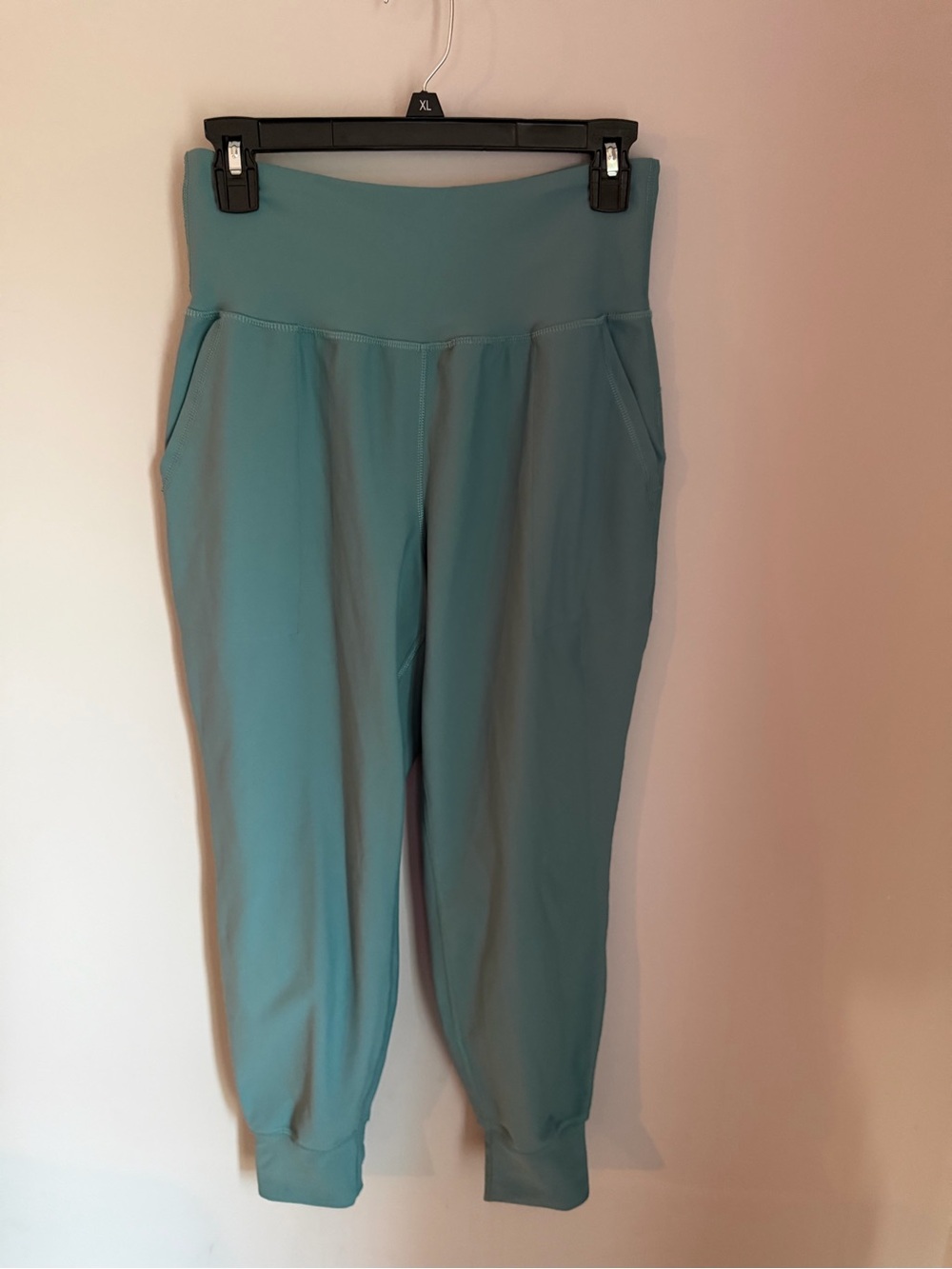 Old Navy Powersoft High Rise Joggers Womens M Petite Teal